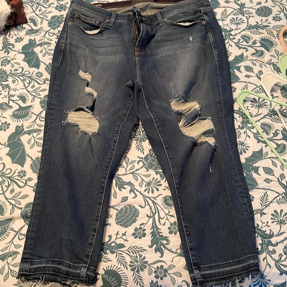 Torrid Sky High Skinny Crop